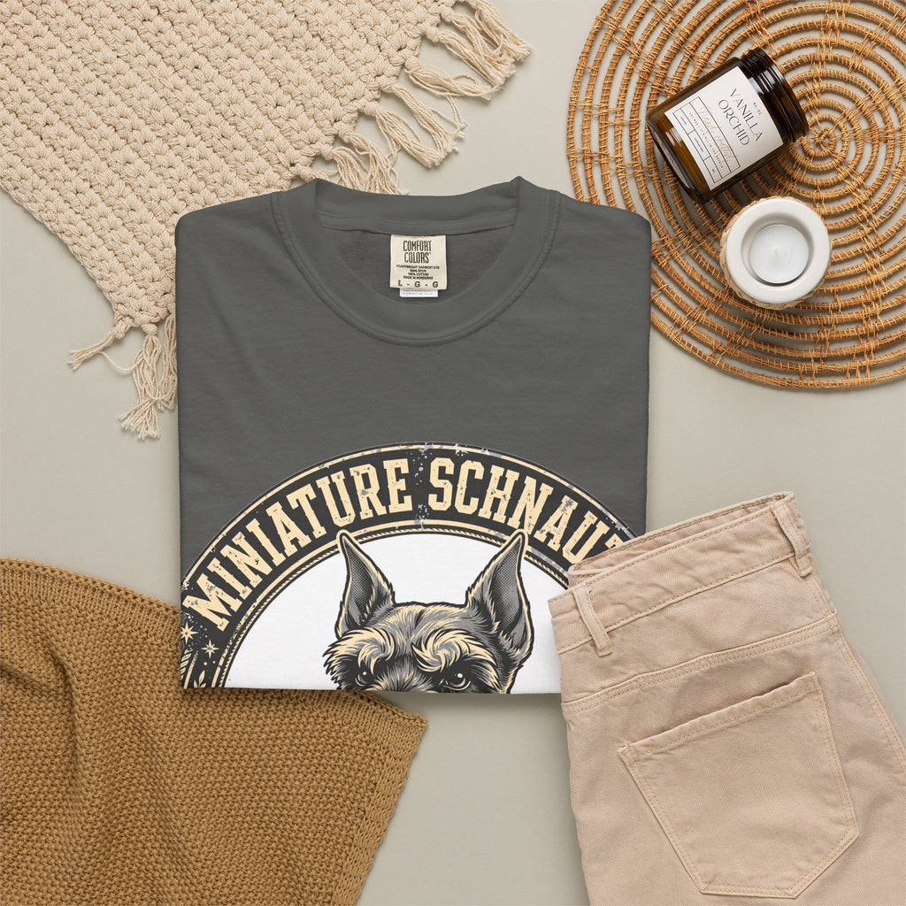 'Bearded Bandit' Miniature Schnauzer T-Shirt — alternate view