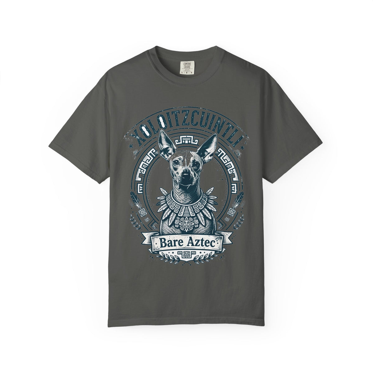 'Bare Aztec' Xoloitzcuintli T-Shirt — alternate view