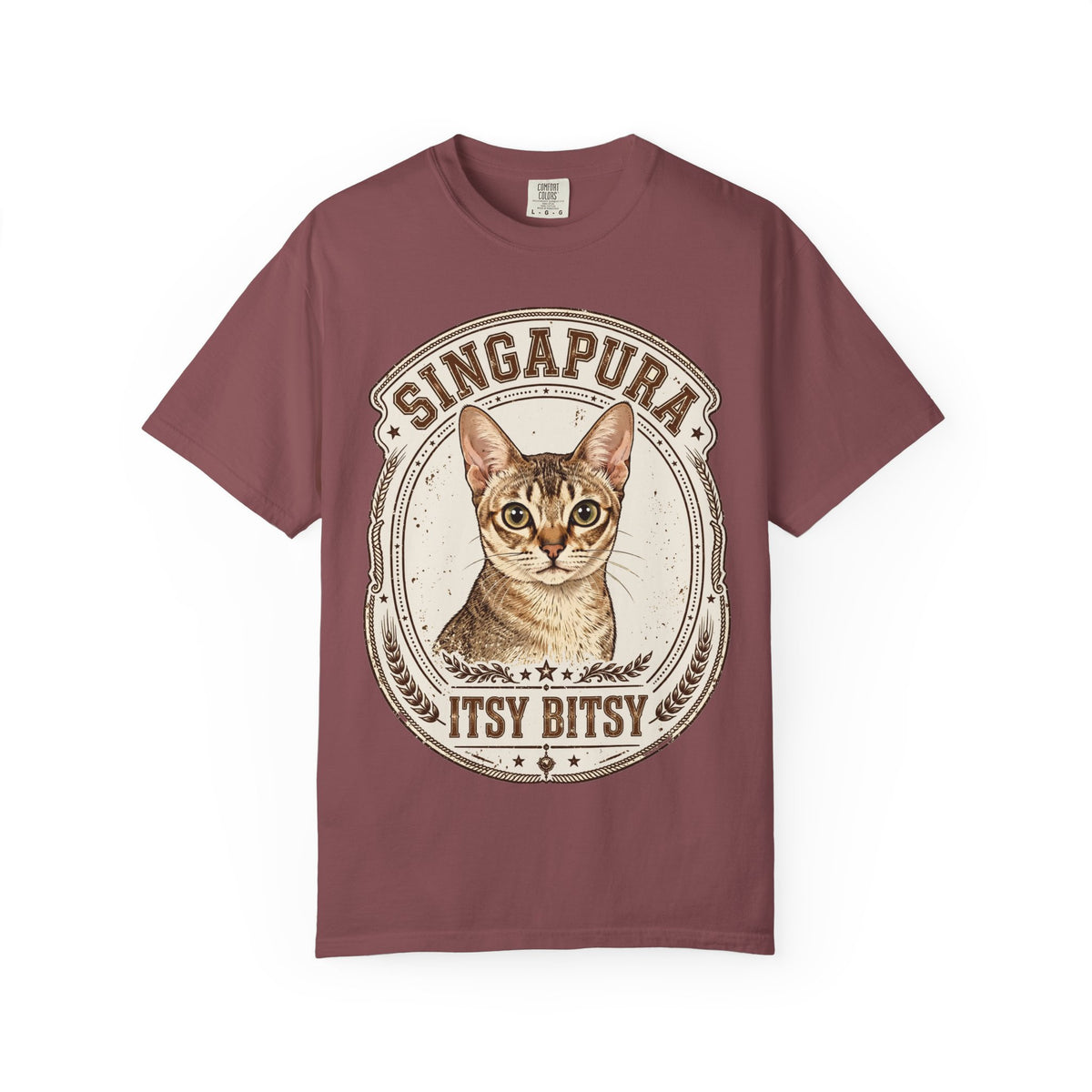 'Itsy Bitsy' Singapura Cat T-Shirt — alternate view