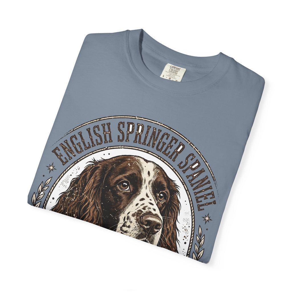 'Spring Loaded' English Springer Spaniel T-Shirt — alternate view