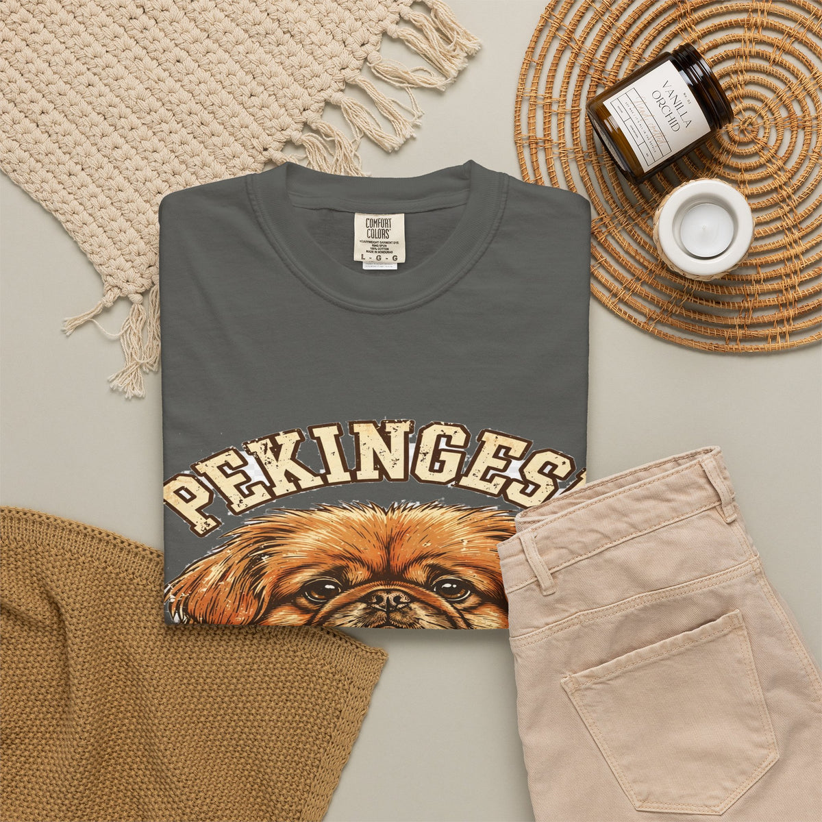 'Royal Fluff' Pekingese T-Shirt — alternate view