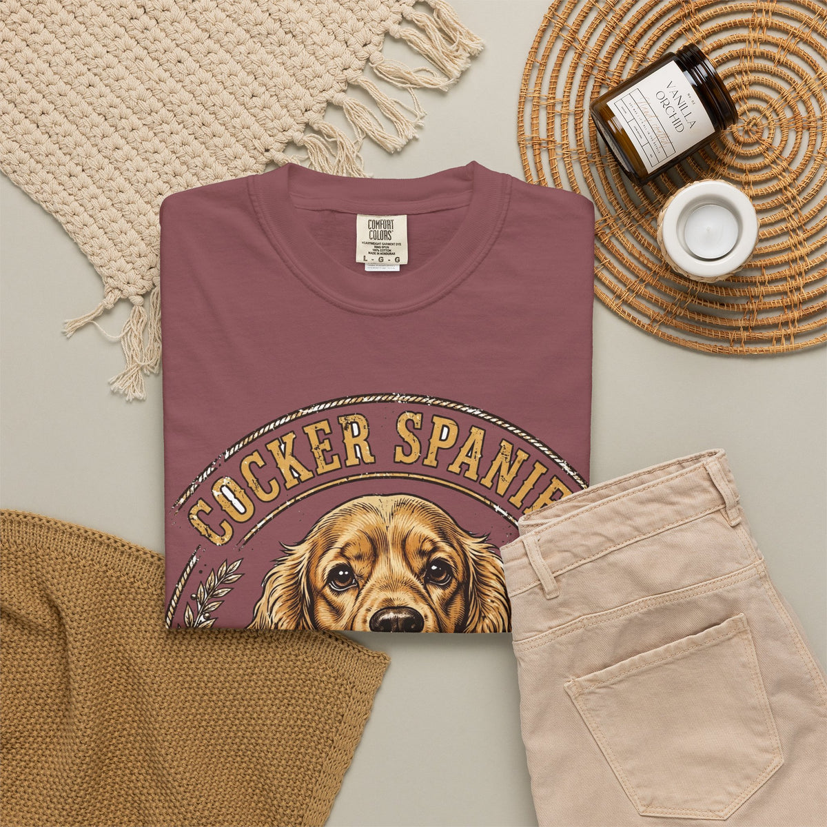 'Cocker Charm' Cocker Spaniel Cocker Charm T-Shirt — alternate view