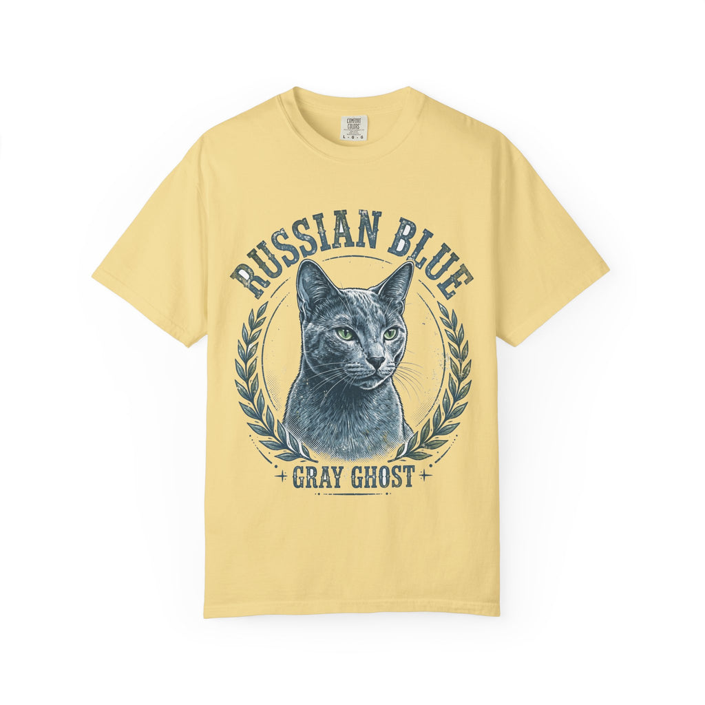 'Gray Ghost' Russian Blue T-Shirt — alternate view