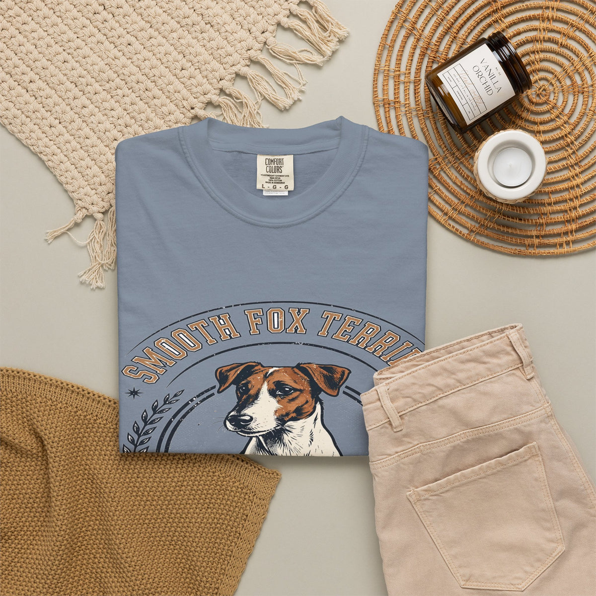 'Dapper Rascal' Smooth Fox Terrier T-Shirt — alternate view