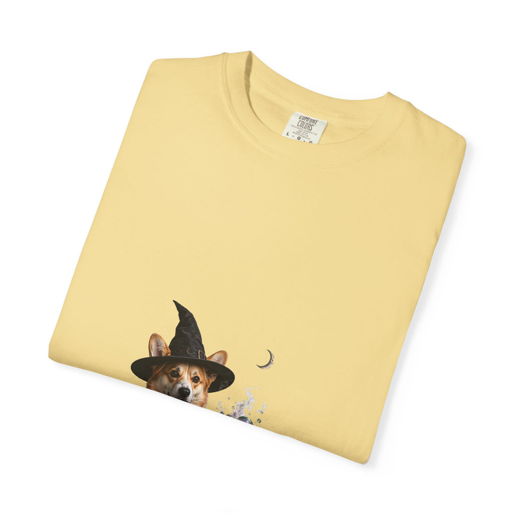 Corgi Witch Pup Halloween Tee