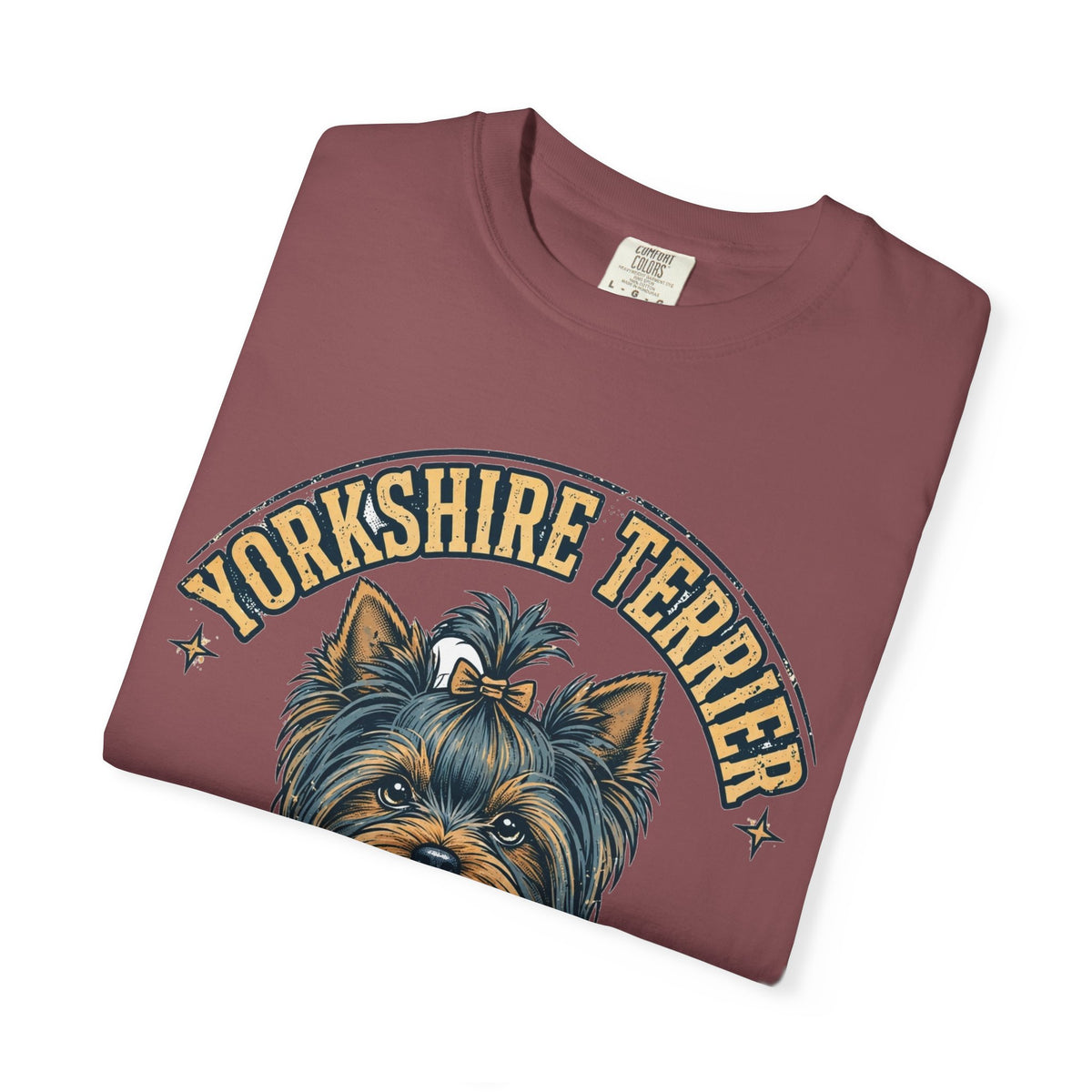 'Tiny Boss' Yorkshire Terrier T-Shirt — alternate view