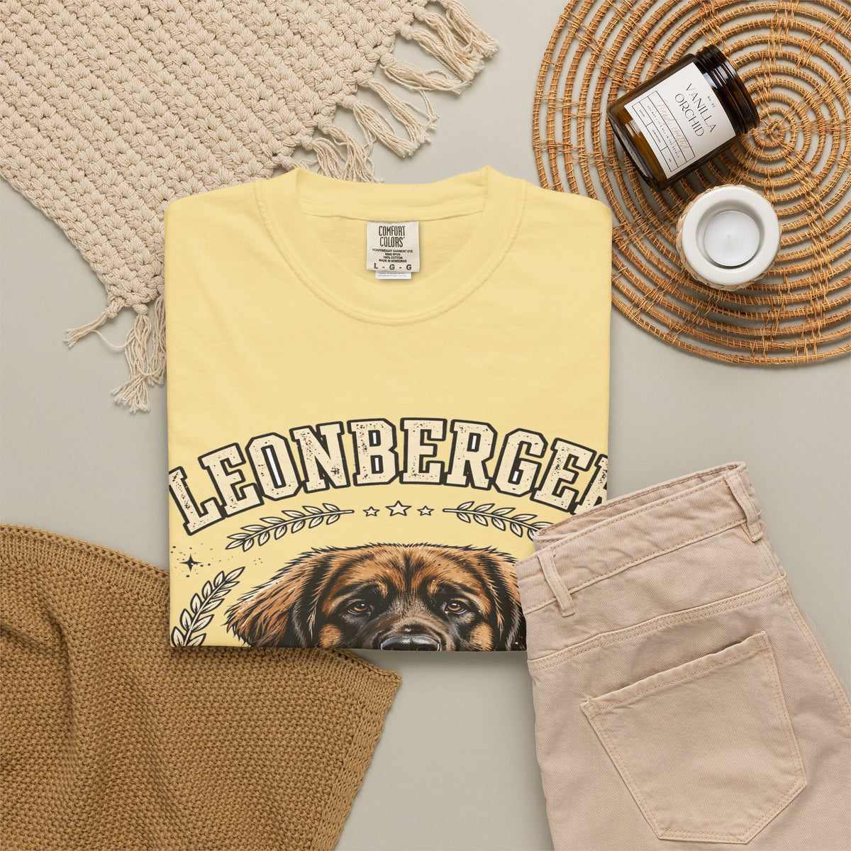 'Gentle Lion' Leonberger T-Shirt — alternate view