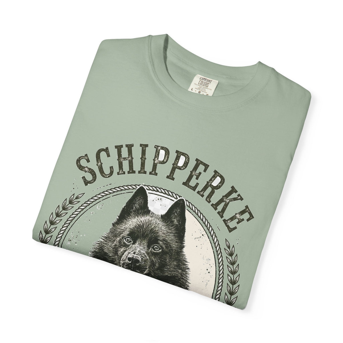 'Tiny Captain' Schipperke T-Shirt — alternate view
