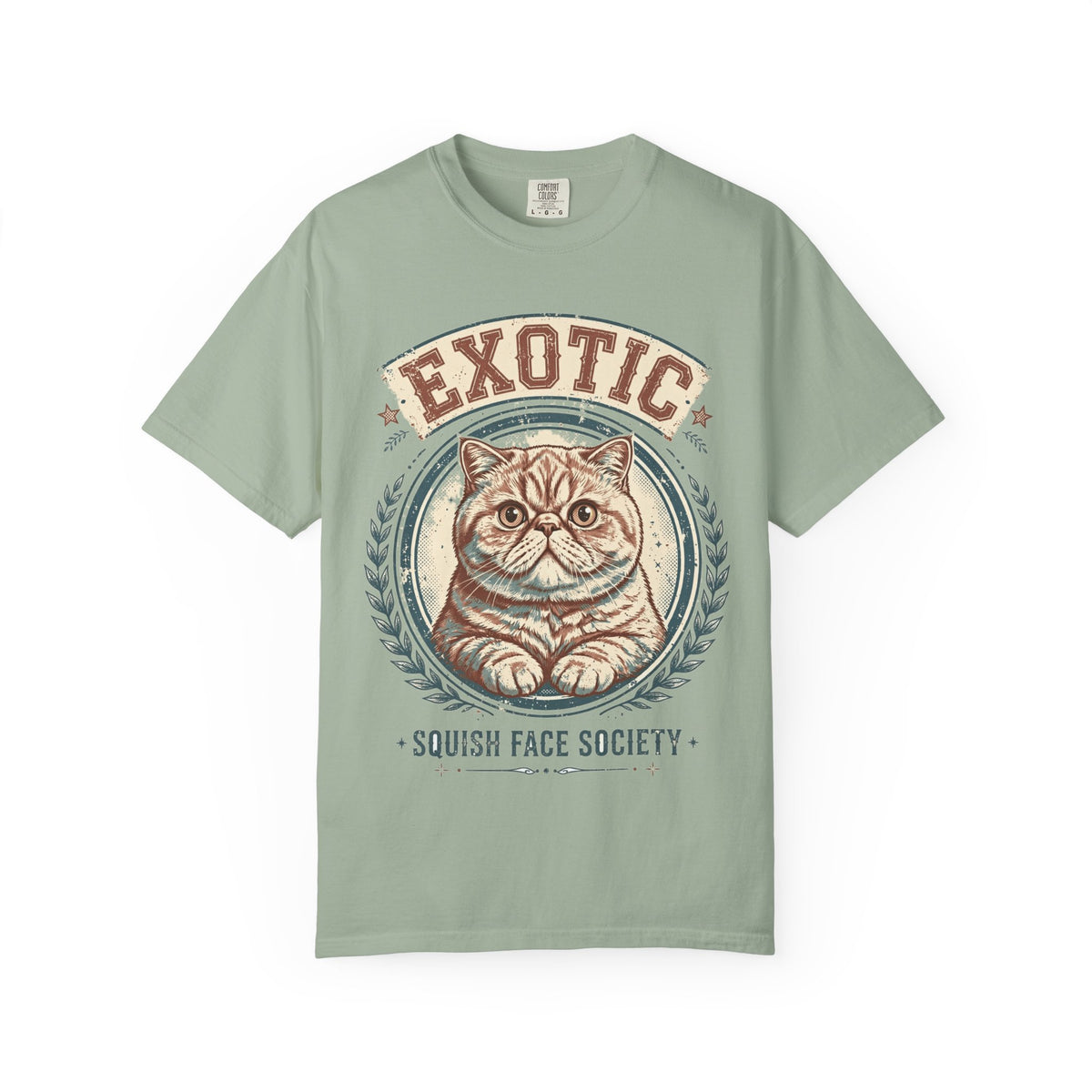 'Squish Face Society' Exotic Shorthair T-Shirt — alternate view