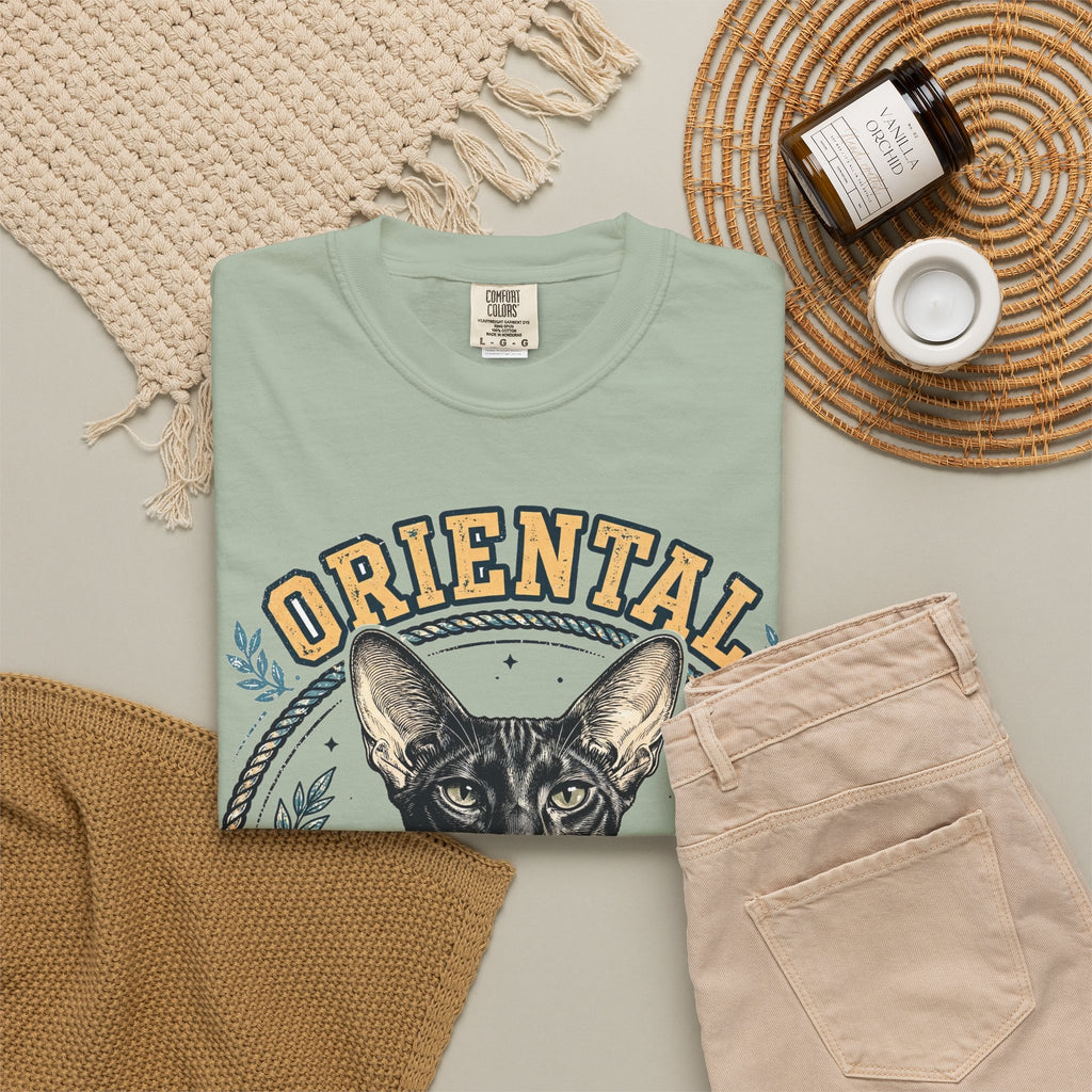 'Long Lean Loud' Oriental Shorthair T-Shirt — alternate view