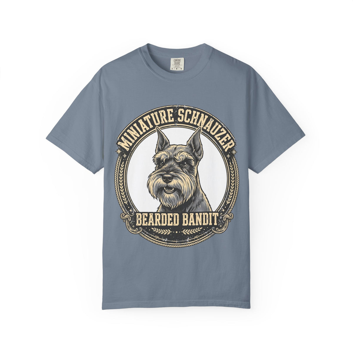 'Bearded Bandit' Miniature Schnauzer T-Shirt — alternate view