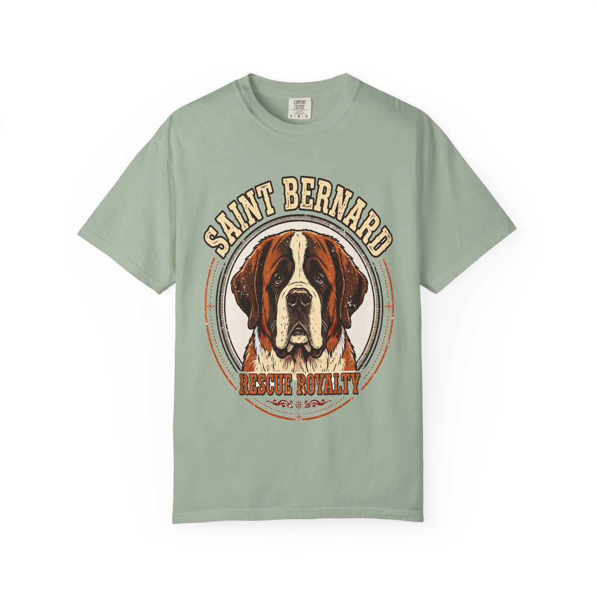 'Rescue Royalty' Saint Bernard T-Shirt — alternate view