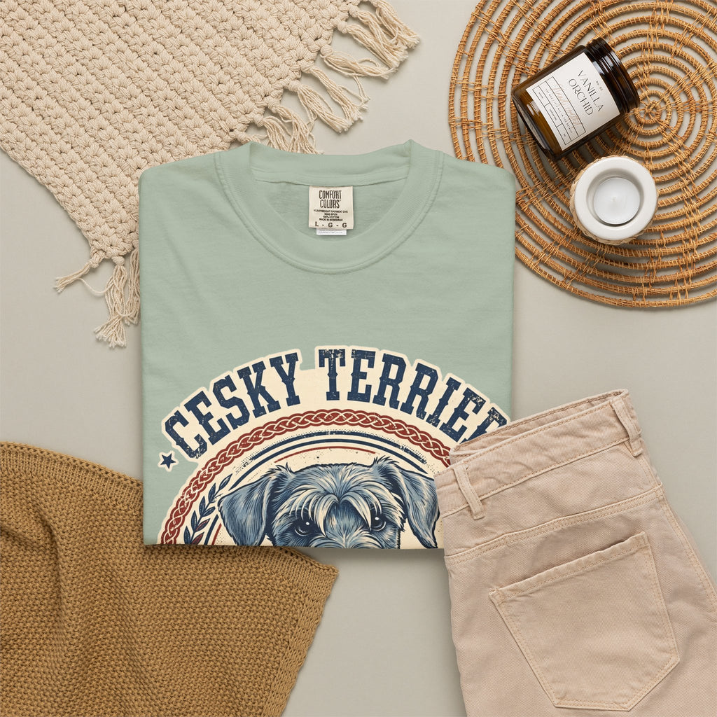 'Silky Beard' Cesky Terrier T-Shirt — alternate view