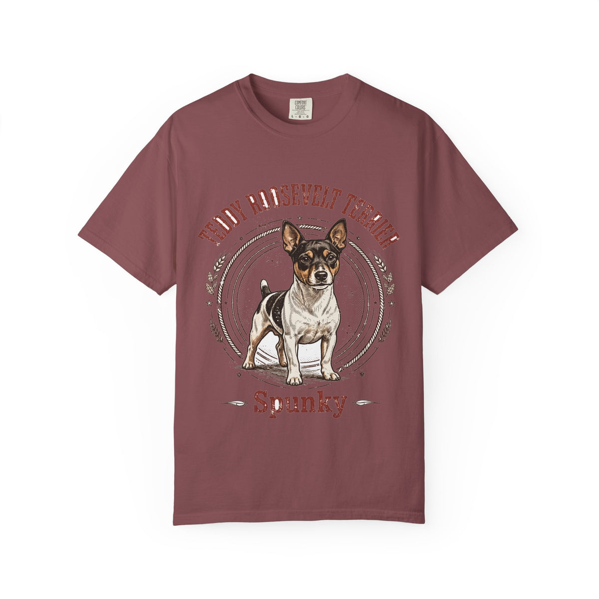 'Spunky' Teddy Roosevelt Terrier T-Shirt — alternate view