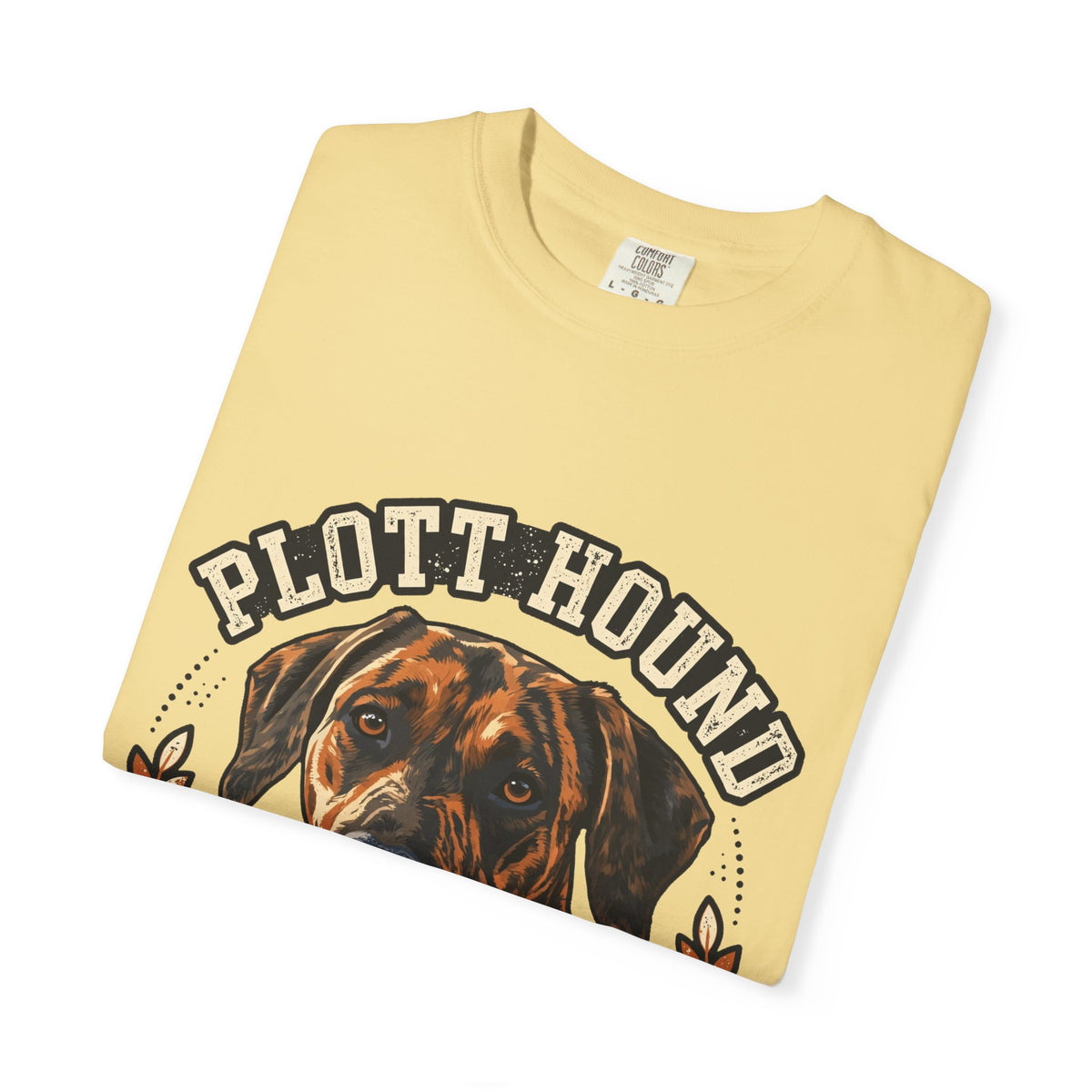 'Brindle And Brave' Plott Hound T-Shirt — alternate view