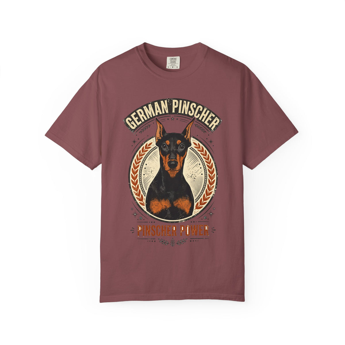 'Pinscher Power' German Pinscher T-Shirt — alternate view
