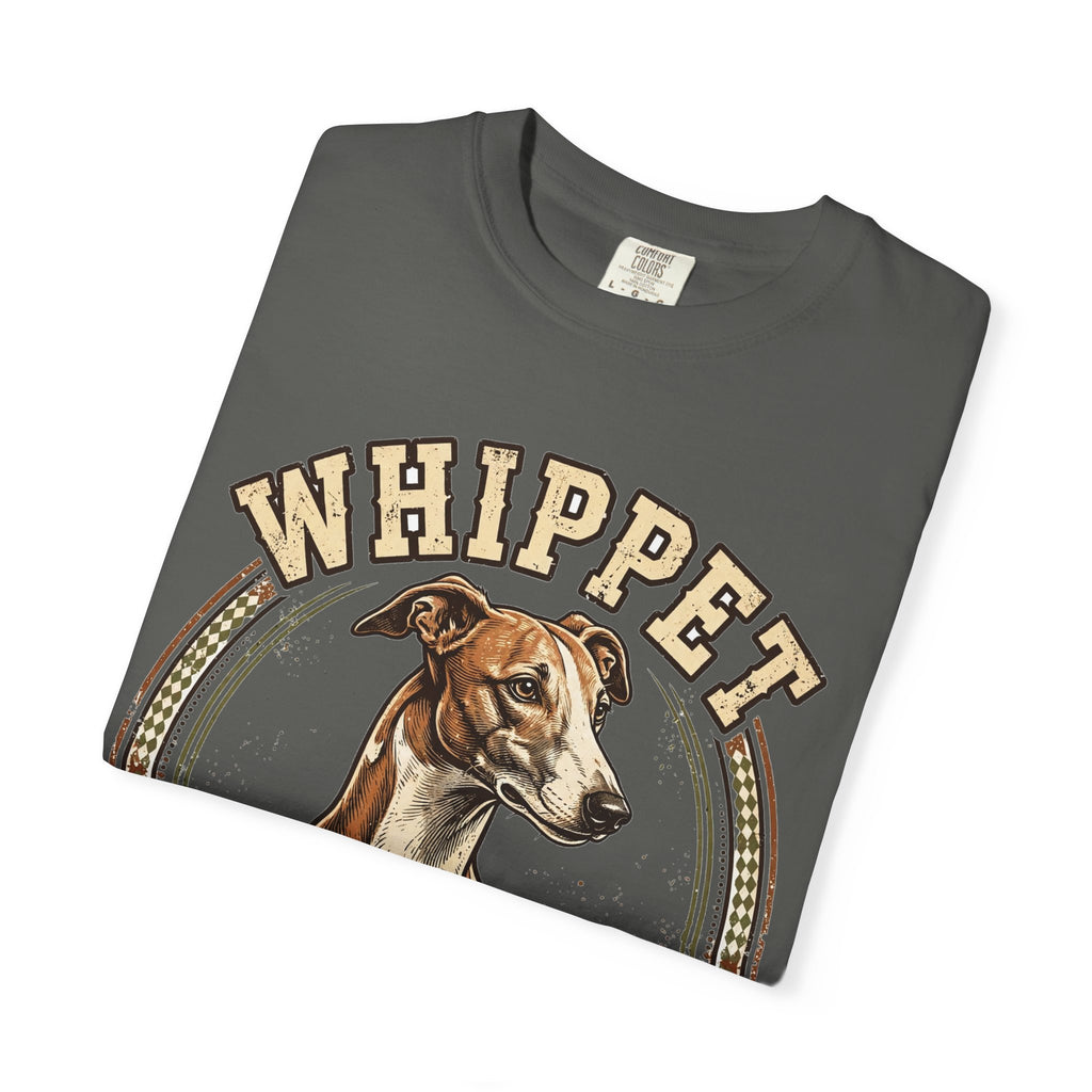 'Zoom & Snuggle' Whippet T-Shirt — alternate view