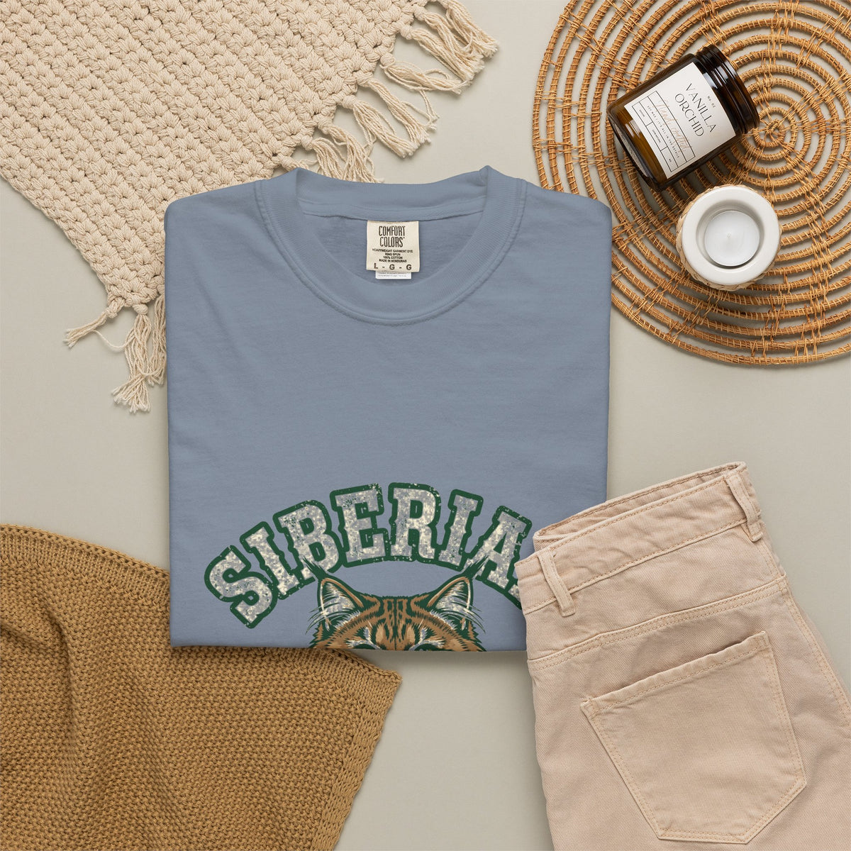 'Fluff Overload Siberian' Siberian T-Shirt — alternate view