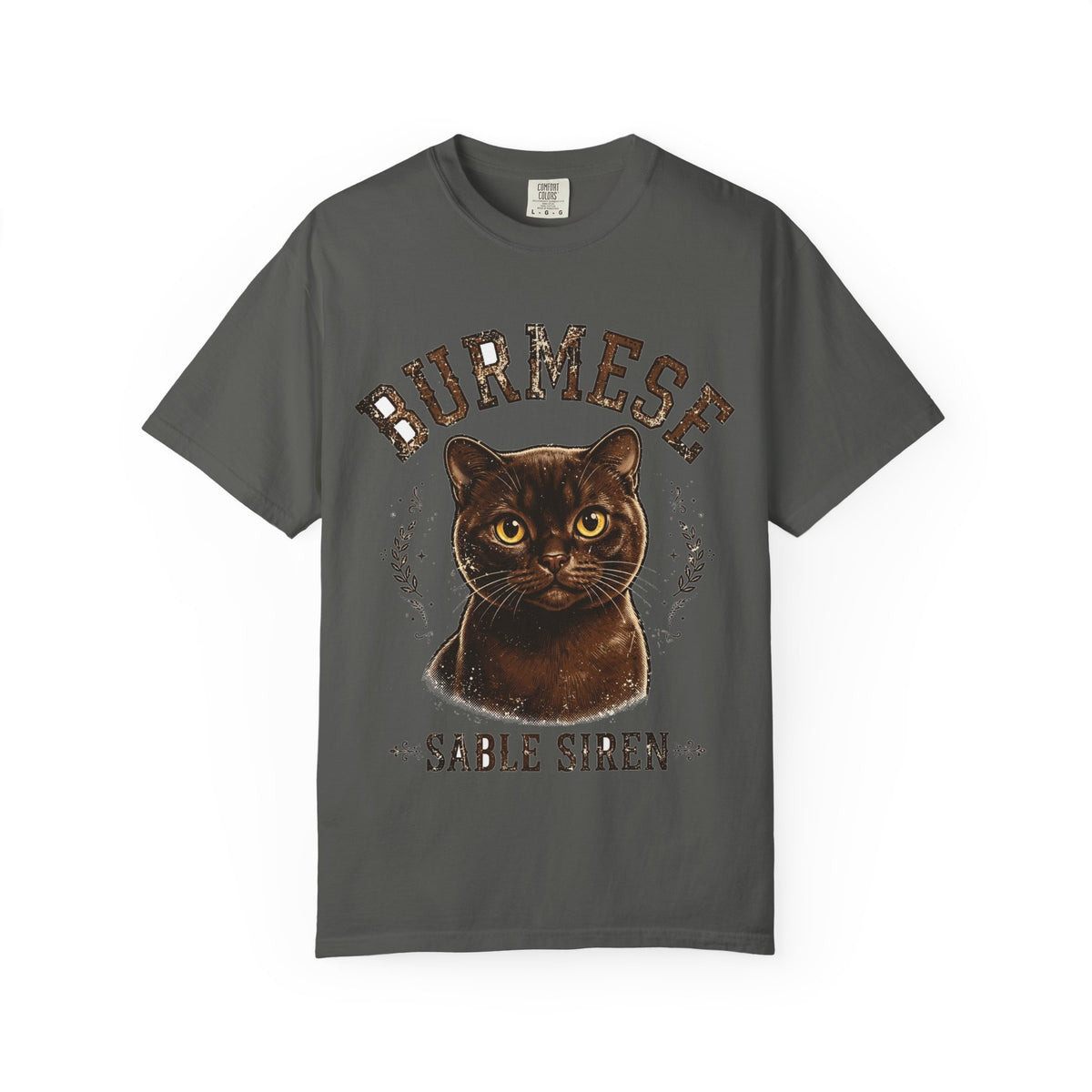'Sable Siren' Burmese Cat T-Shirt — alternate view