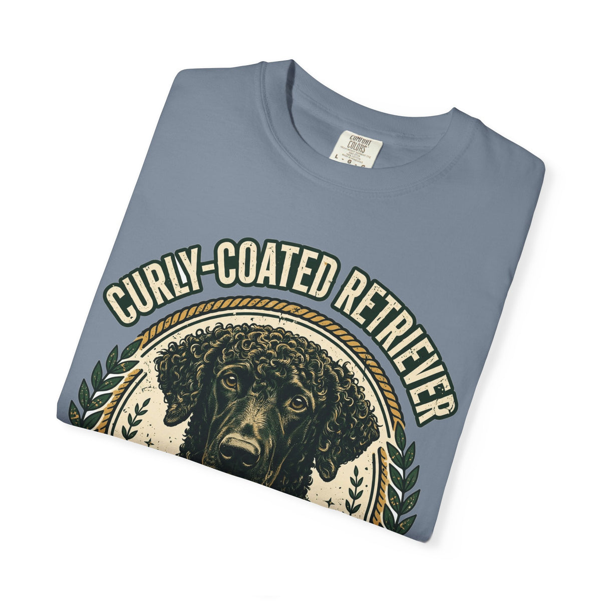 'Perfect Curls' Curly-Coated Retriever T-Shirt — alternate view