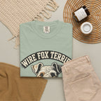 'Wire Whirlwind' Wire Fox Terrier T-Shirt — alternate view