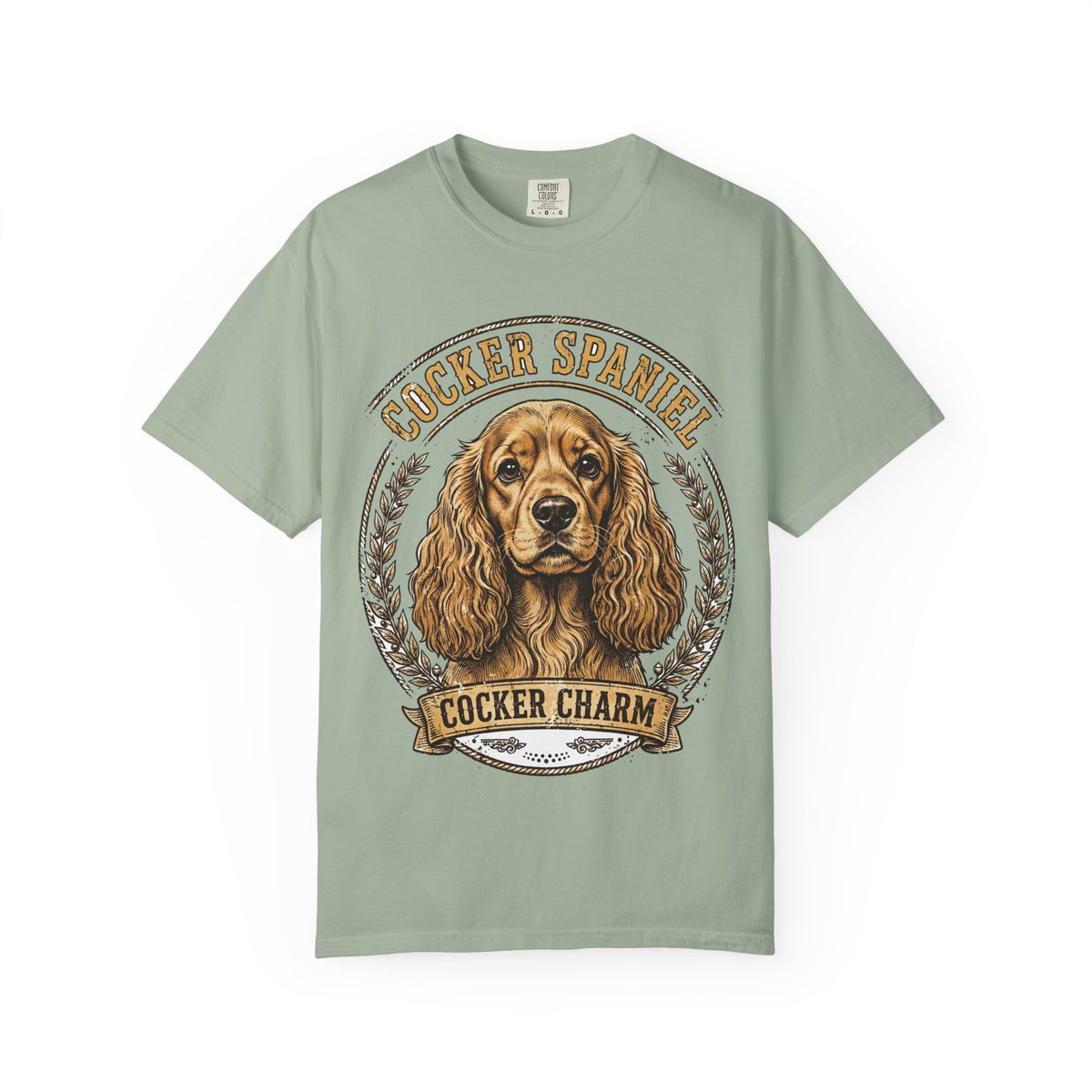 'Cocker Charm' Cocker Spaniel Cocker Charm T-Shirt — alternate view