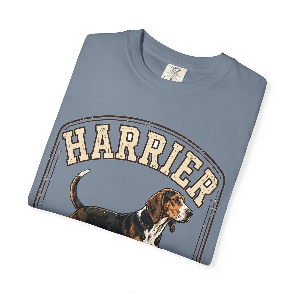 'Hunt Long, Snuggle Longer' Harrier T-Shirt — alternate view