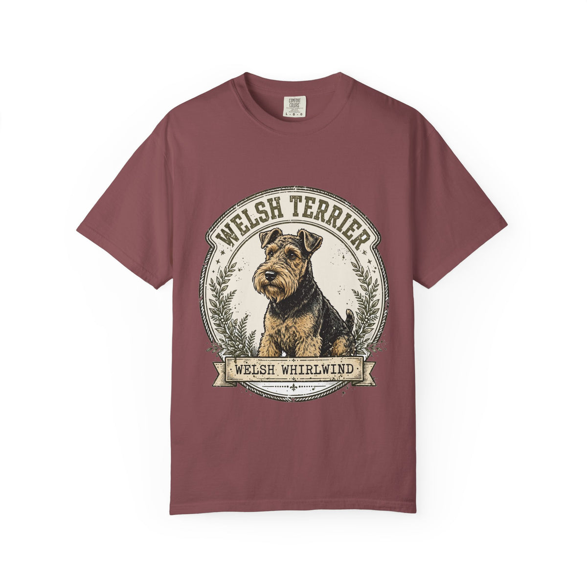 'Welsh Whirlwind' Welsh Terrier T-Shirt — alternate view