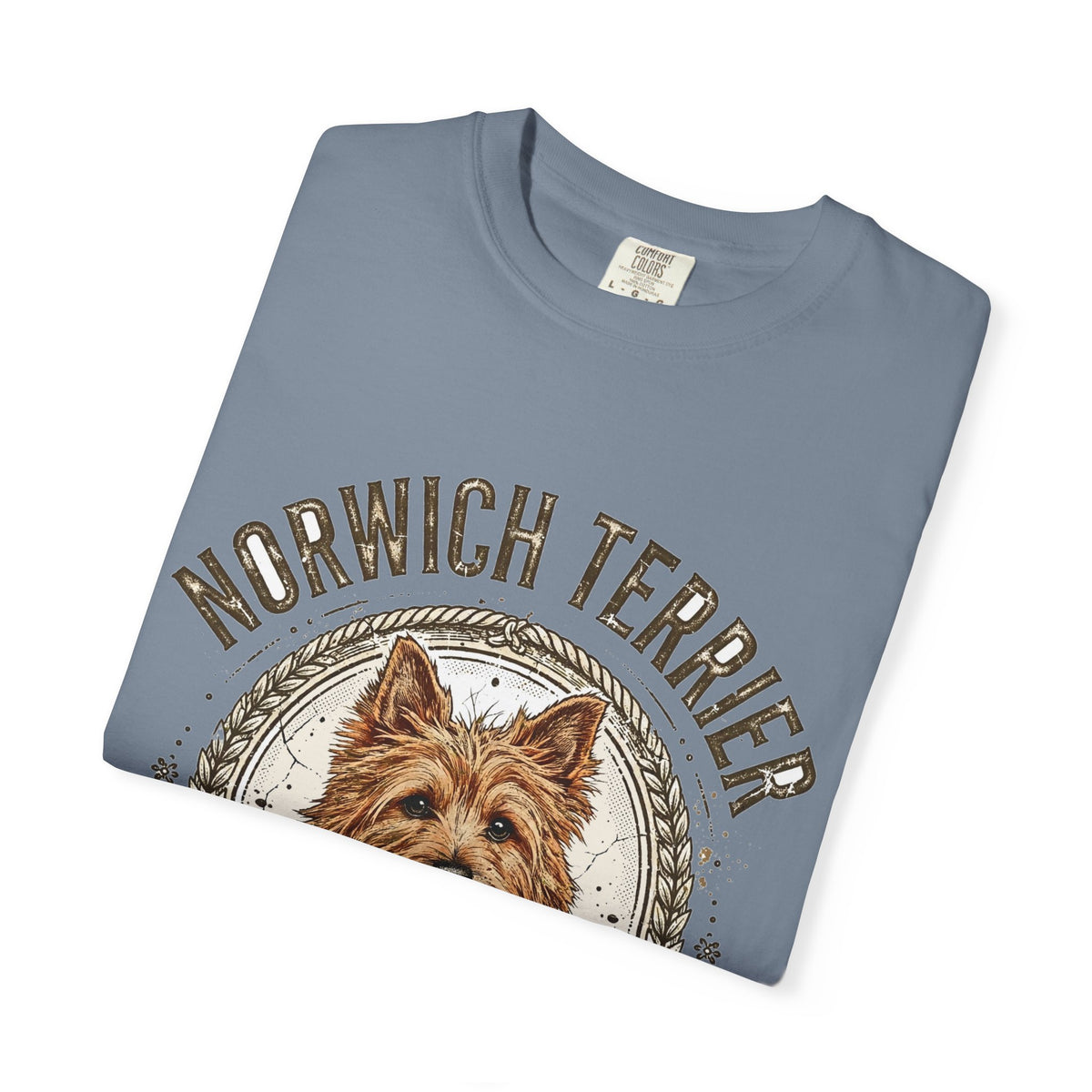 'Little Mischief' Norwich Terrier T-Shirt — alternate view