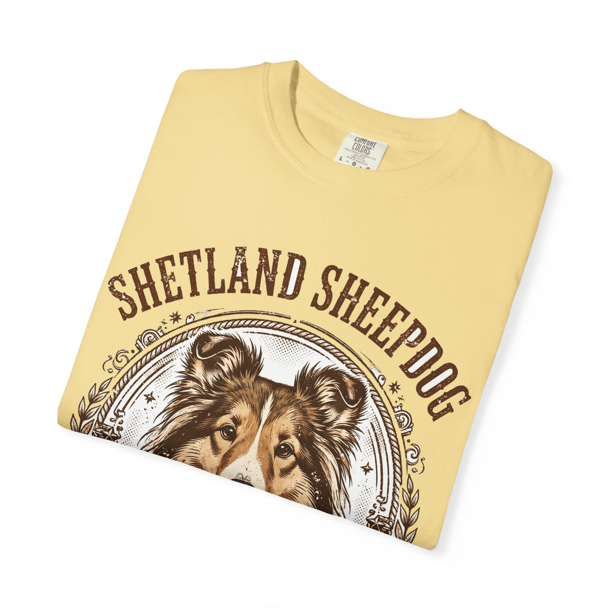 'Sheltie Shuffle' Shetland Sheepdog T-Shirt — alternate view