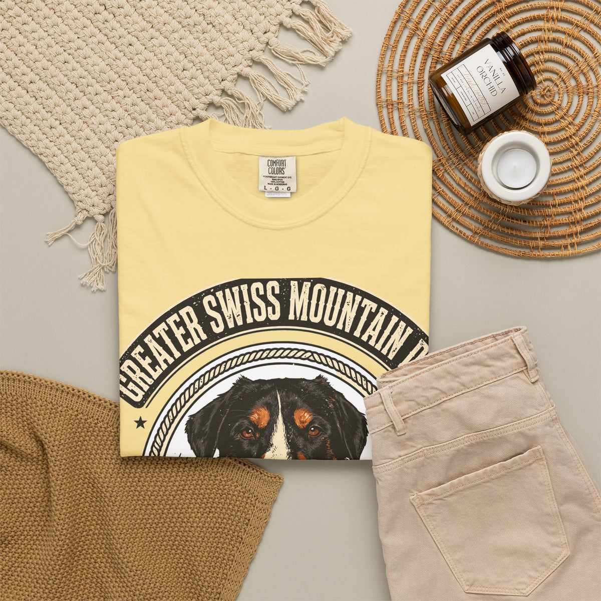'Swissy' Greater Swiss Mountain Dog T-Shirt — alternate view