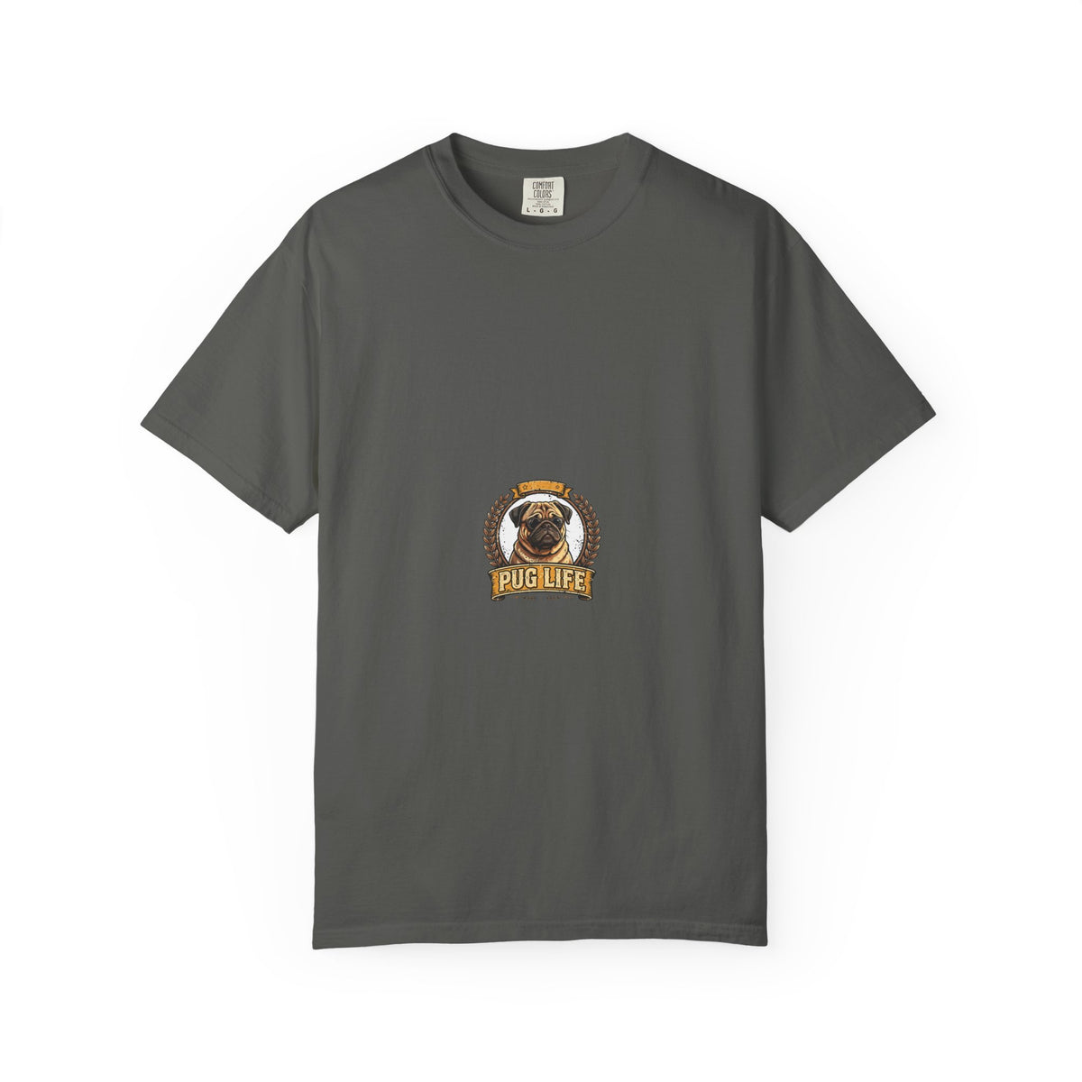 'Pugglee Vintage Dog Graphic' Pug T-Shirt — alternate view