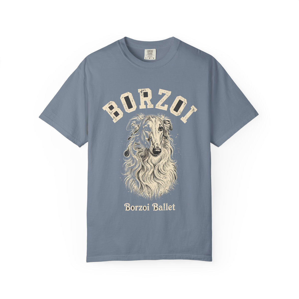 'Ballet' Borzoi T-Shirt — alternate view