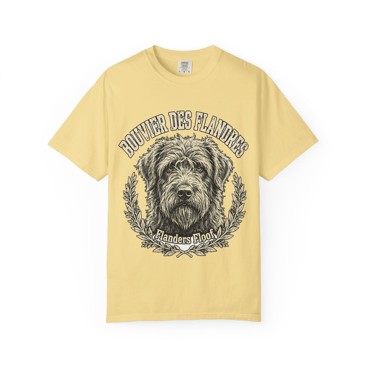 'Flanders Floof' Bouvier des Flandres T-Shirt — alternate view