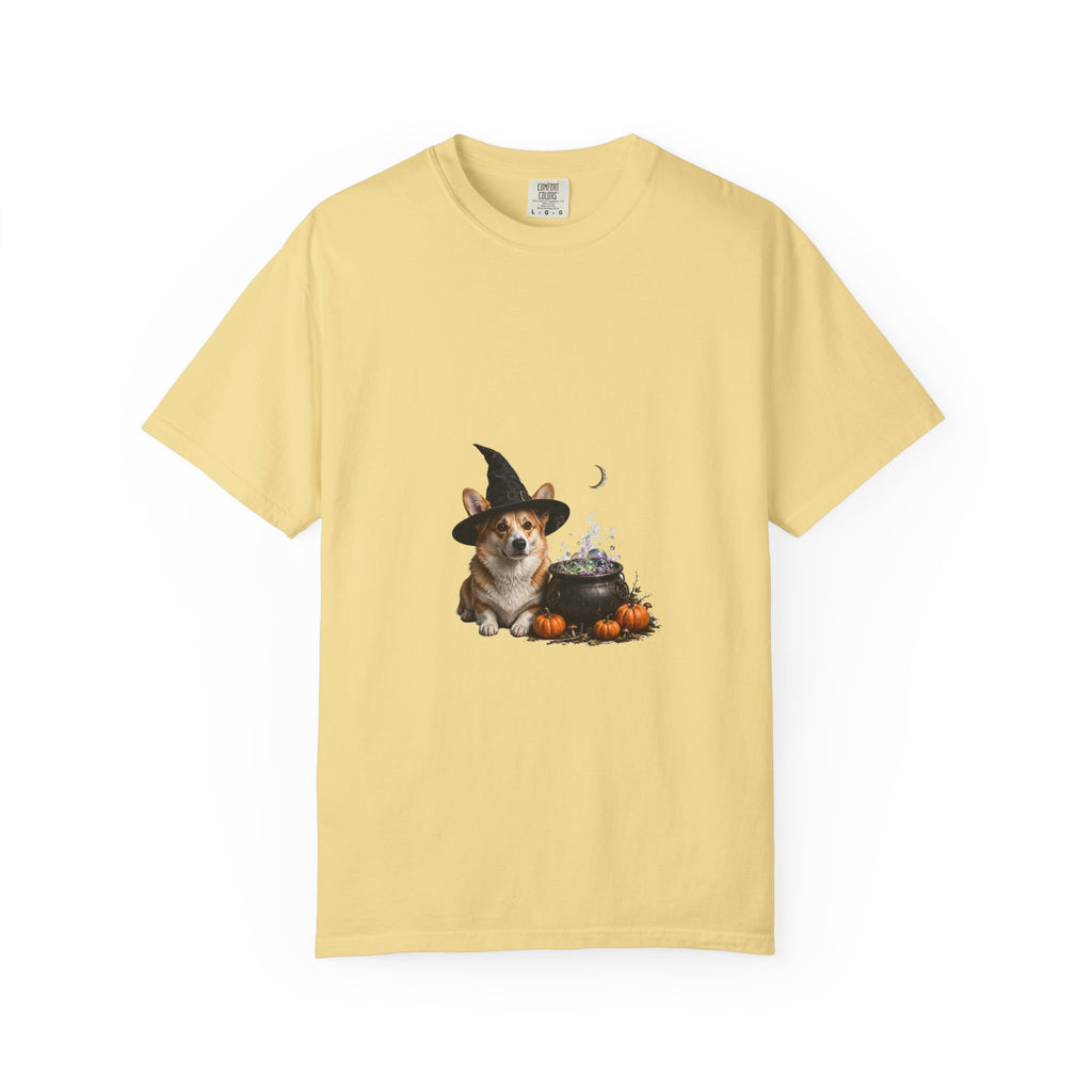 Corgi Witch Pup Halloween Tee