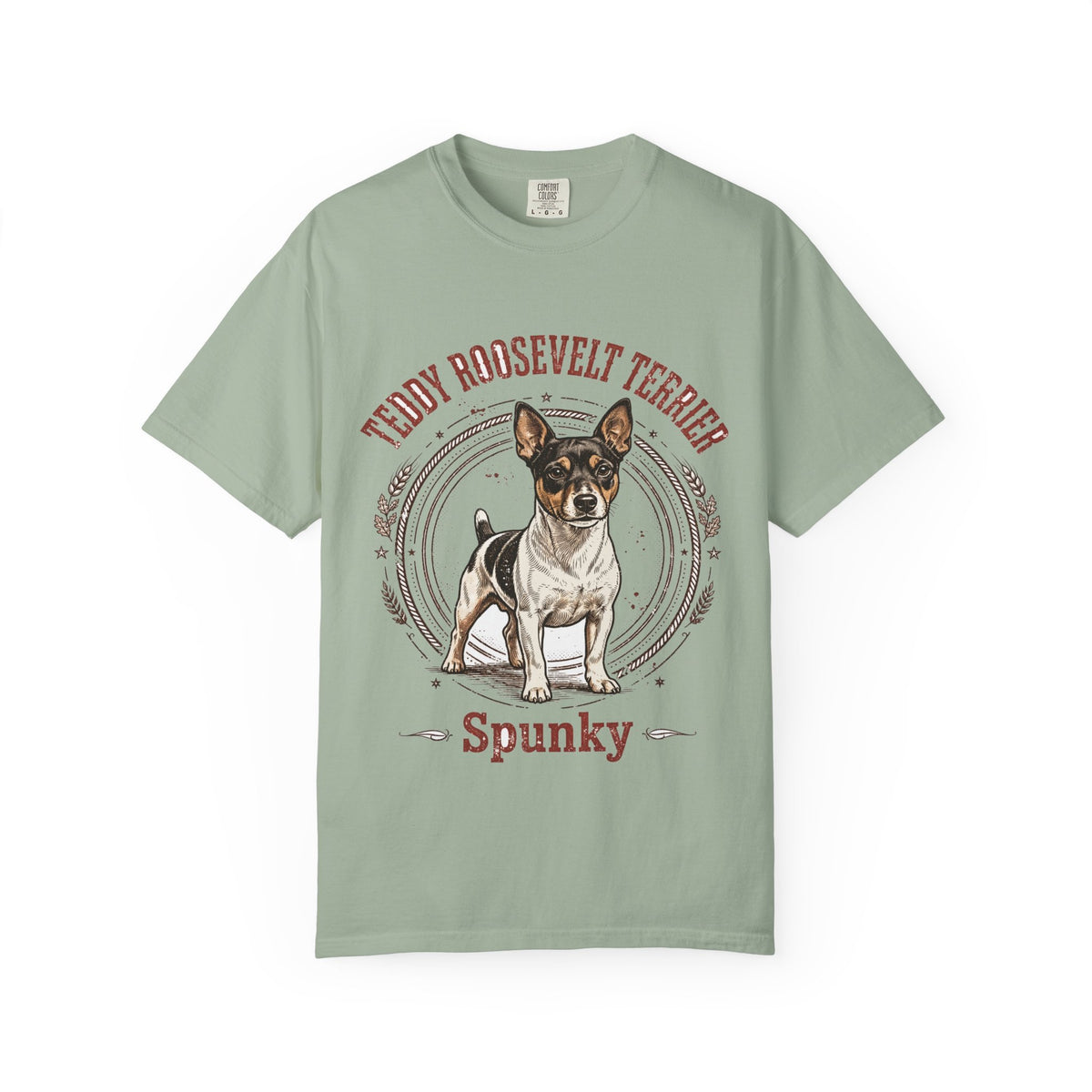 'Spunky' Teddy Roosevelt Terrier T-Shirt — alternate view