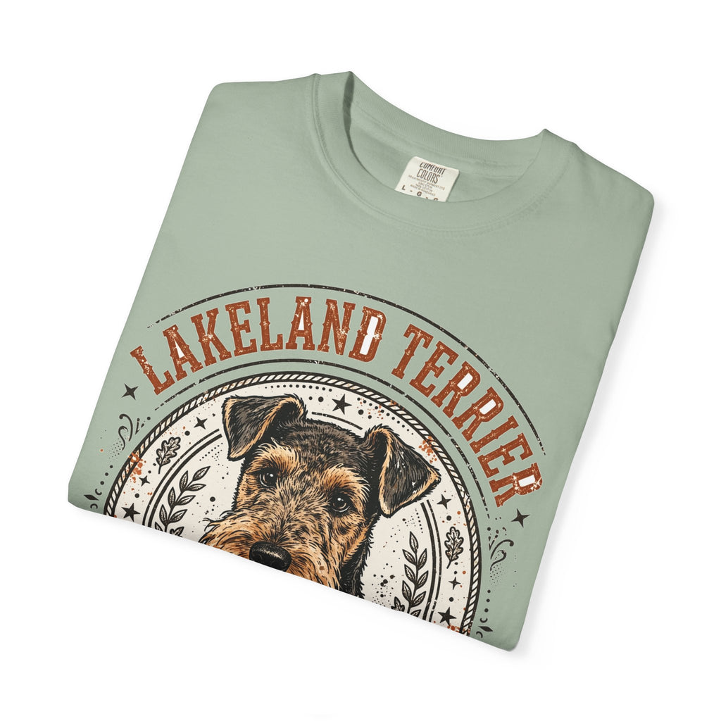 'Lake Effect Chaos' Lakeland Terrier T-Shirt — alternate view