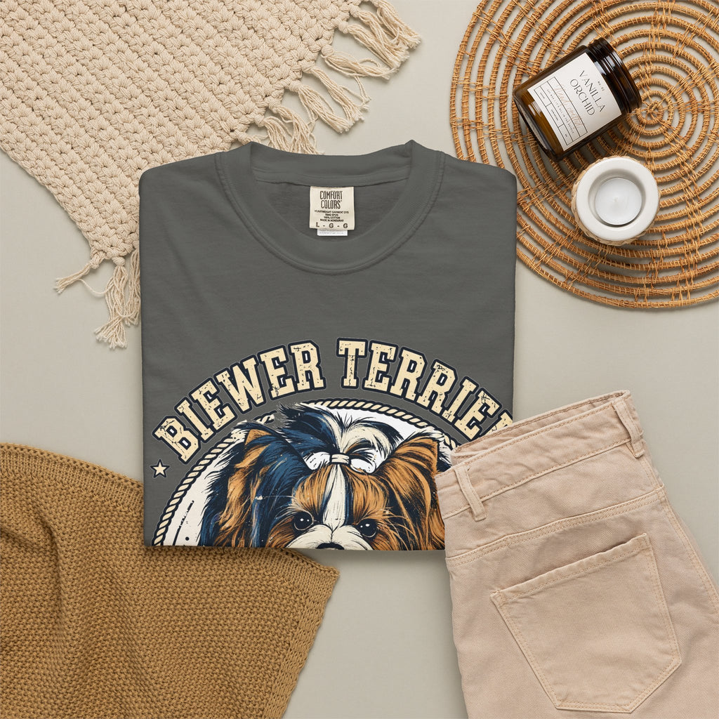 'Tiny Tricolor' Biewer Terrier T-Shirt — alternate view