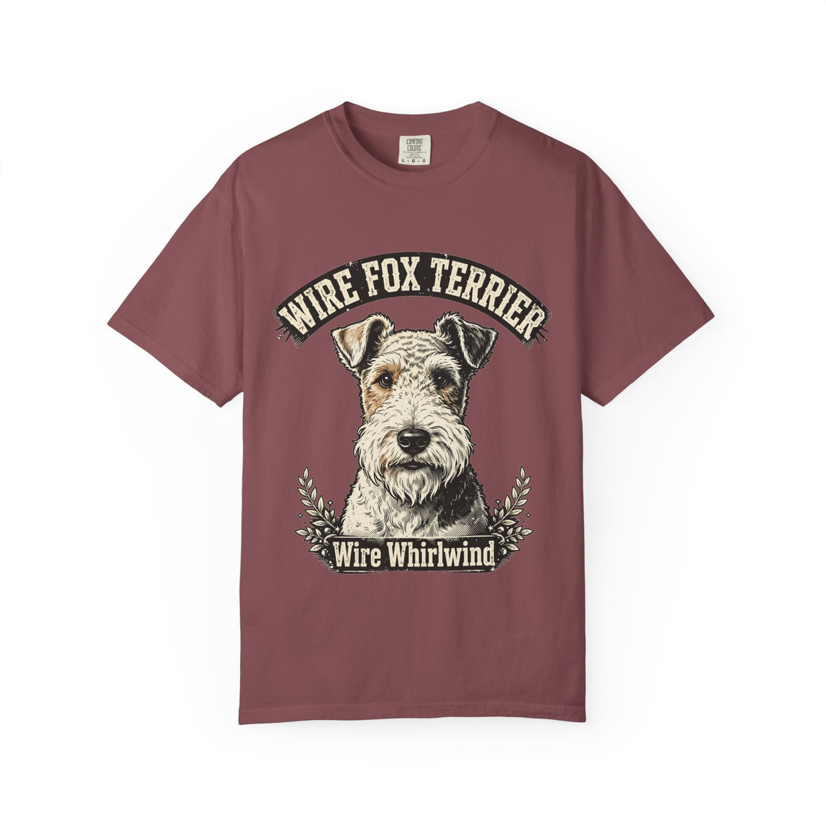 'Wire Whirlwind' Wire Fox Terrier T-Shirt — alternate view