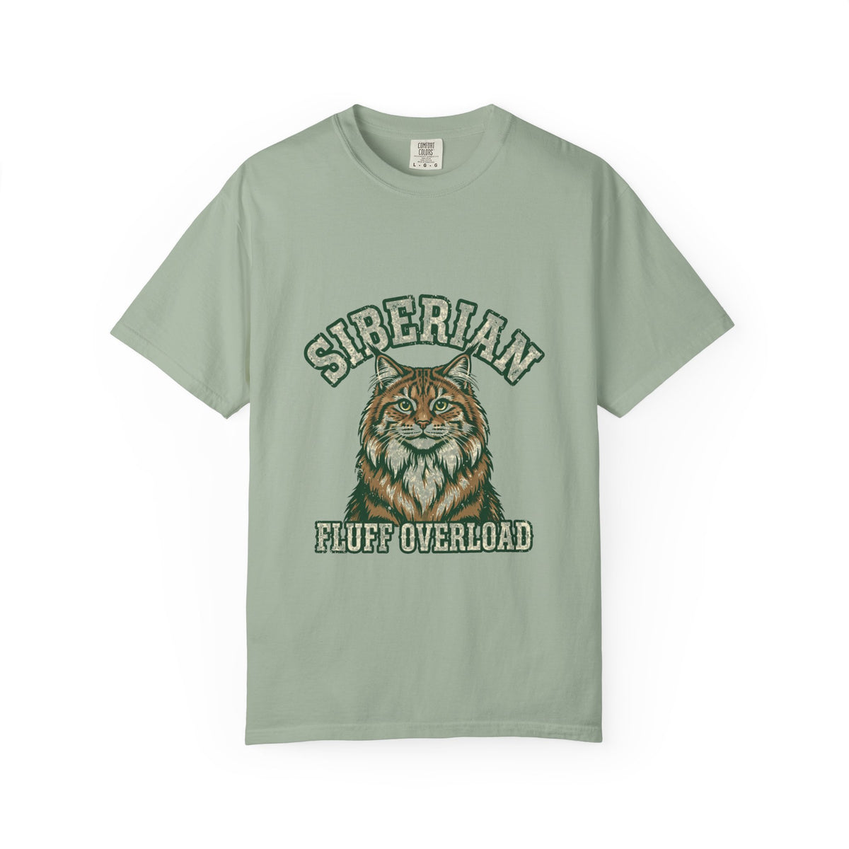 'Fluff Overload Siberian' Siberian T-Shirt — alternate view