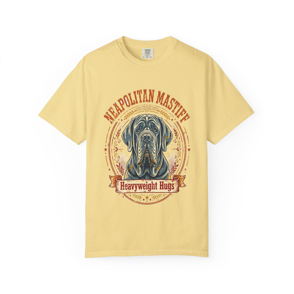'Heavyweight Hugs' Neapolitan Mastiff T-Shirt — alternate view