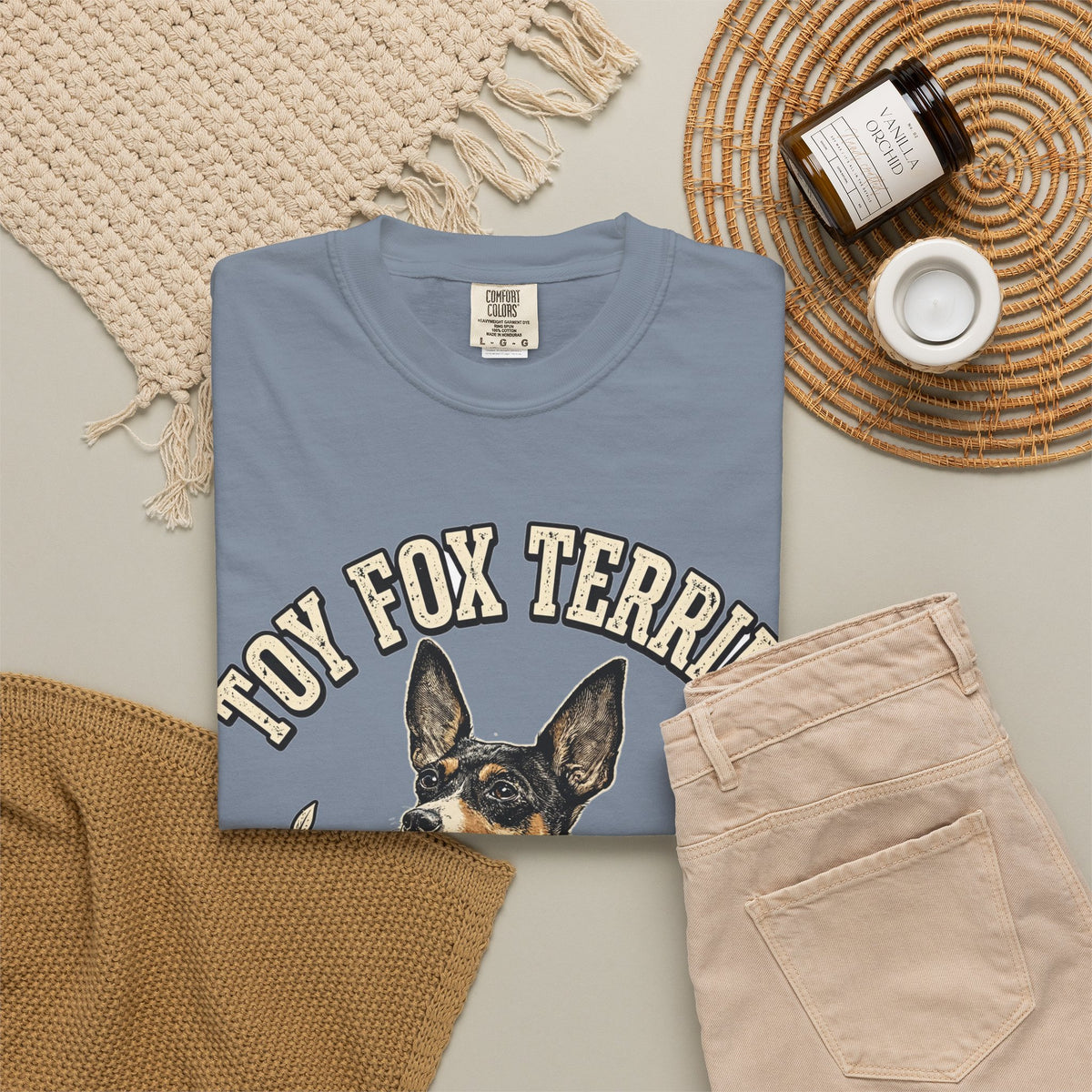 'Toy Tornado' Toy Fox Terrier T-Shirt — alternate view