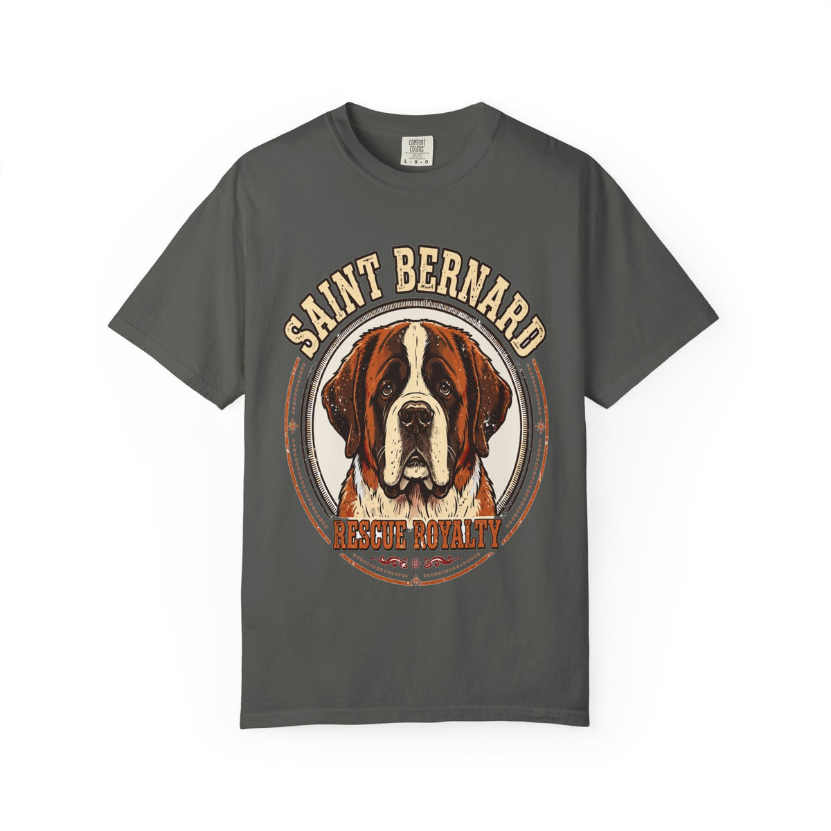 'Rescue Royalty' Saint Bernard T-Shirt — alternate view