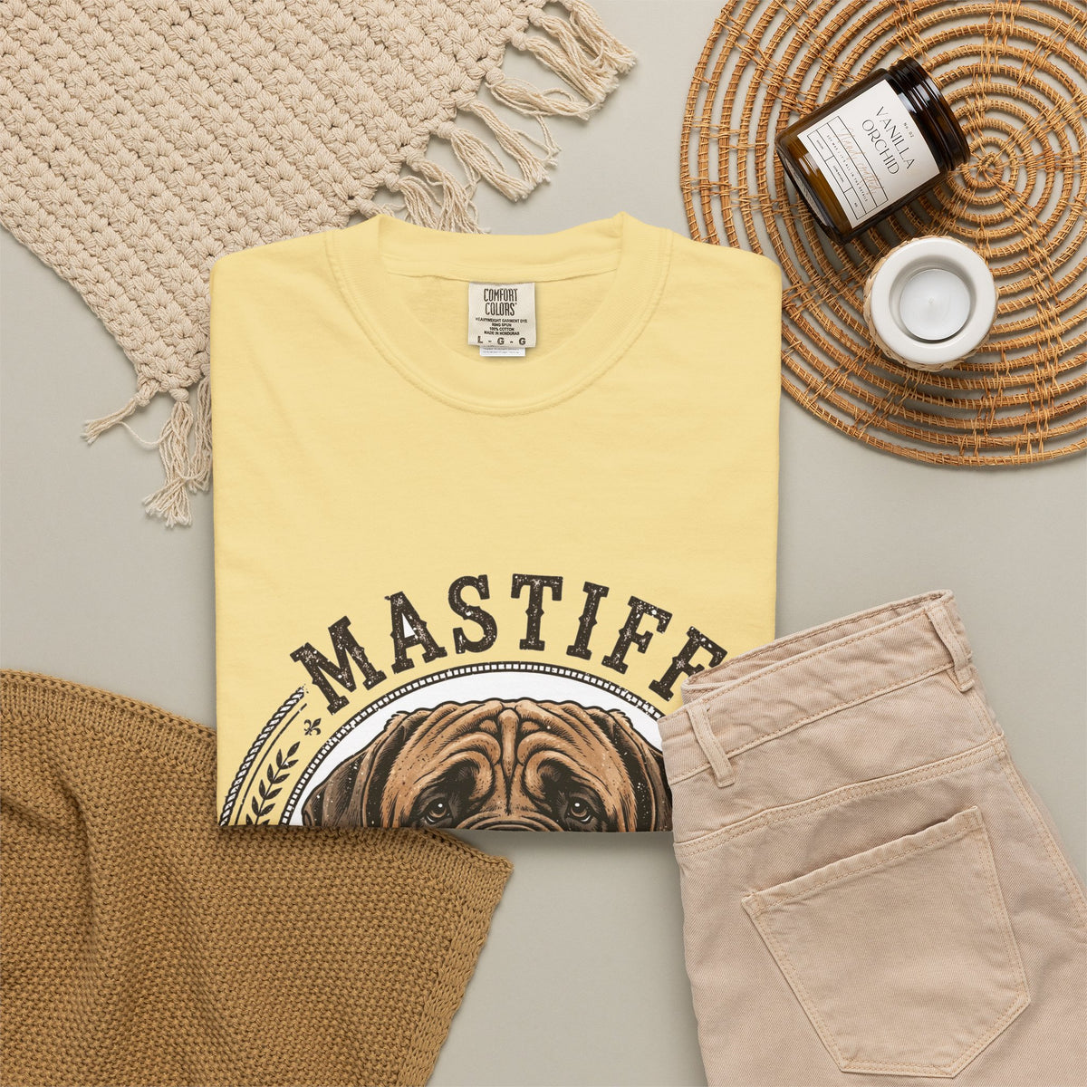 'Big Drool Energy' Mastiff T-Shirt — alternate view