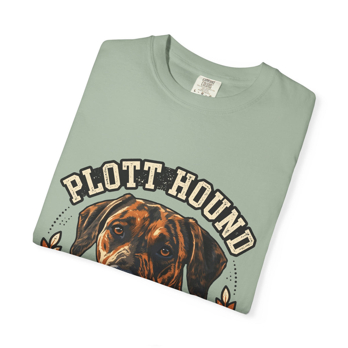 'Brindle And Brave' Plott Hound T-Shirt — alternate view