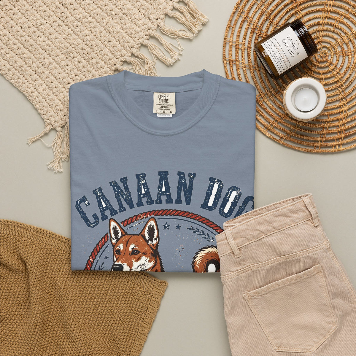 'Desert Soul' Canaan Dog T-Shirt — alternate view
