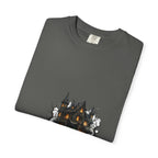 Black Cat Haunted Halloween Tee