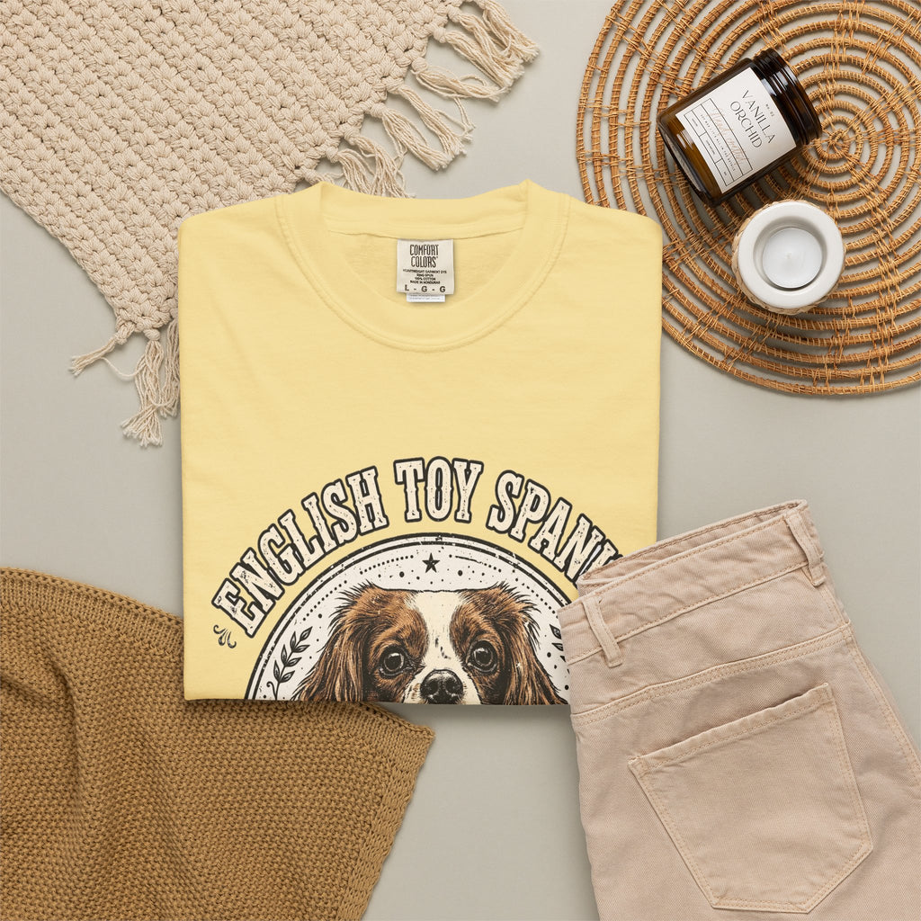'Lap Royalty' English Toy Spaniel T-Shirt — alternate view