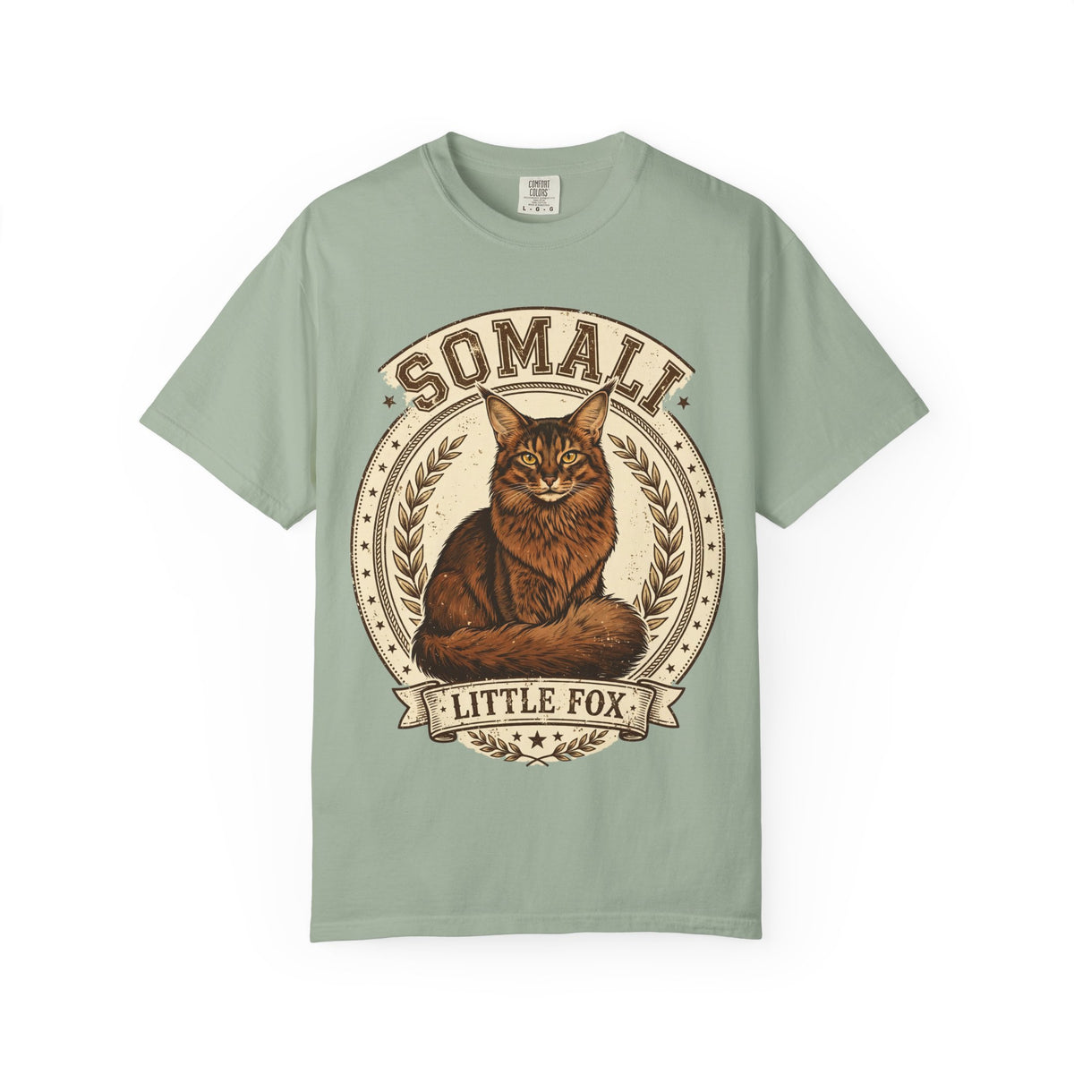 'Little Fox' Somali Cat T-Shirt — alternate view