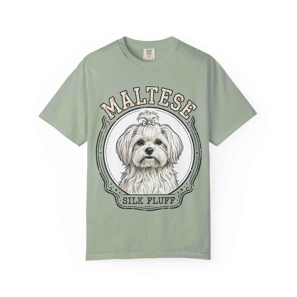 'Silk Fluff' Maltese T-Shirt — alternate view